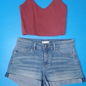 Tank and jean short bundle
